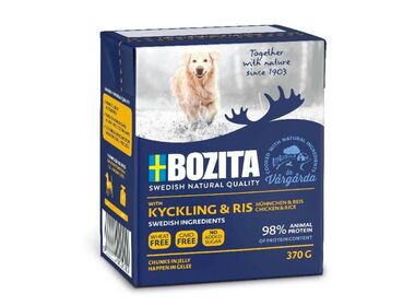 Bozita консервы для собак кусочки в желе с курицей и рисом