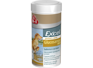 8in1 Excel Glucosamine+MSM Витамины для собак для поддержания суставов