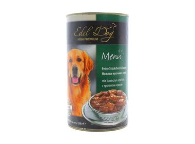 Edel Dog консервы для собак всех пород с кроликом и рисом